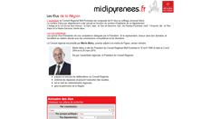 Desktop Screenshot of elus.midipyrenees.fr