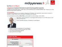 Tablet Screenshot of elus.midipyrenees.fr